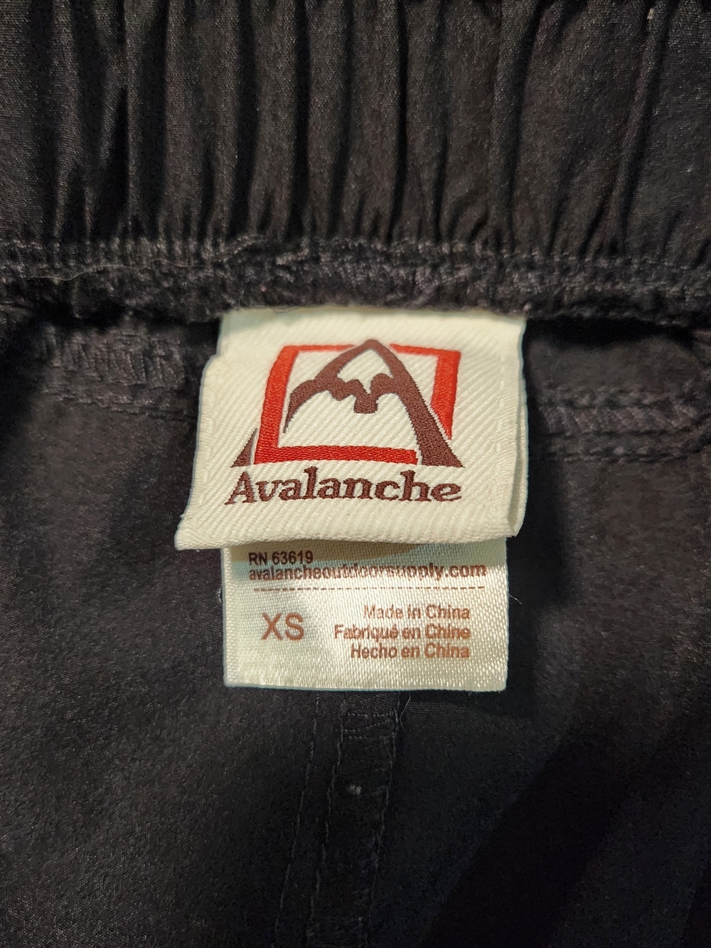 Avalanche Black Elastic High-Rise Athletic Shorts - Picture 6 of 8